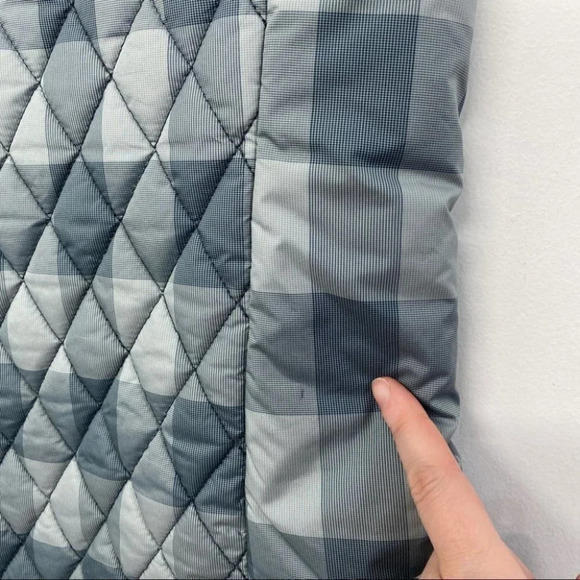 Royal Robbins Plaid Check Gray Puffer Vest M Quilted - Picture 5 of 10